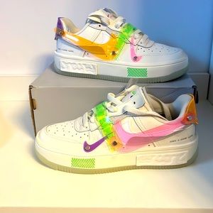 (WMNS) Nike Air Force 1 Fontanka 'Have A Good Game' DO2332-111 GLOW IN THE DARK!